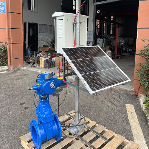 南华皓久 Z945X-16Q免布线太阳能电动闸阀 农业灌溉 支持远程智能控制